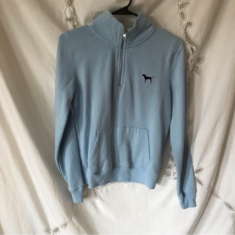 PINK quarter zip sweatshirt
